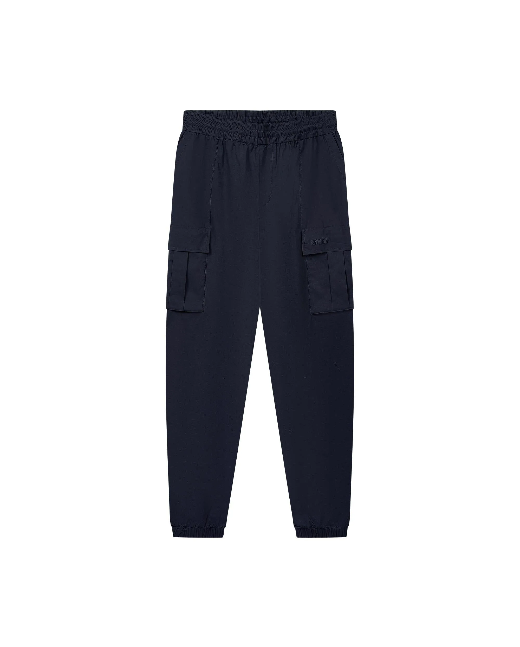 109885-495 | MEN'S K-SWISS LOGO CARGO JOGGER PANTS | BLUE/MISC