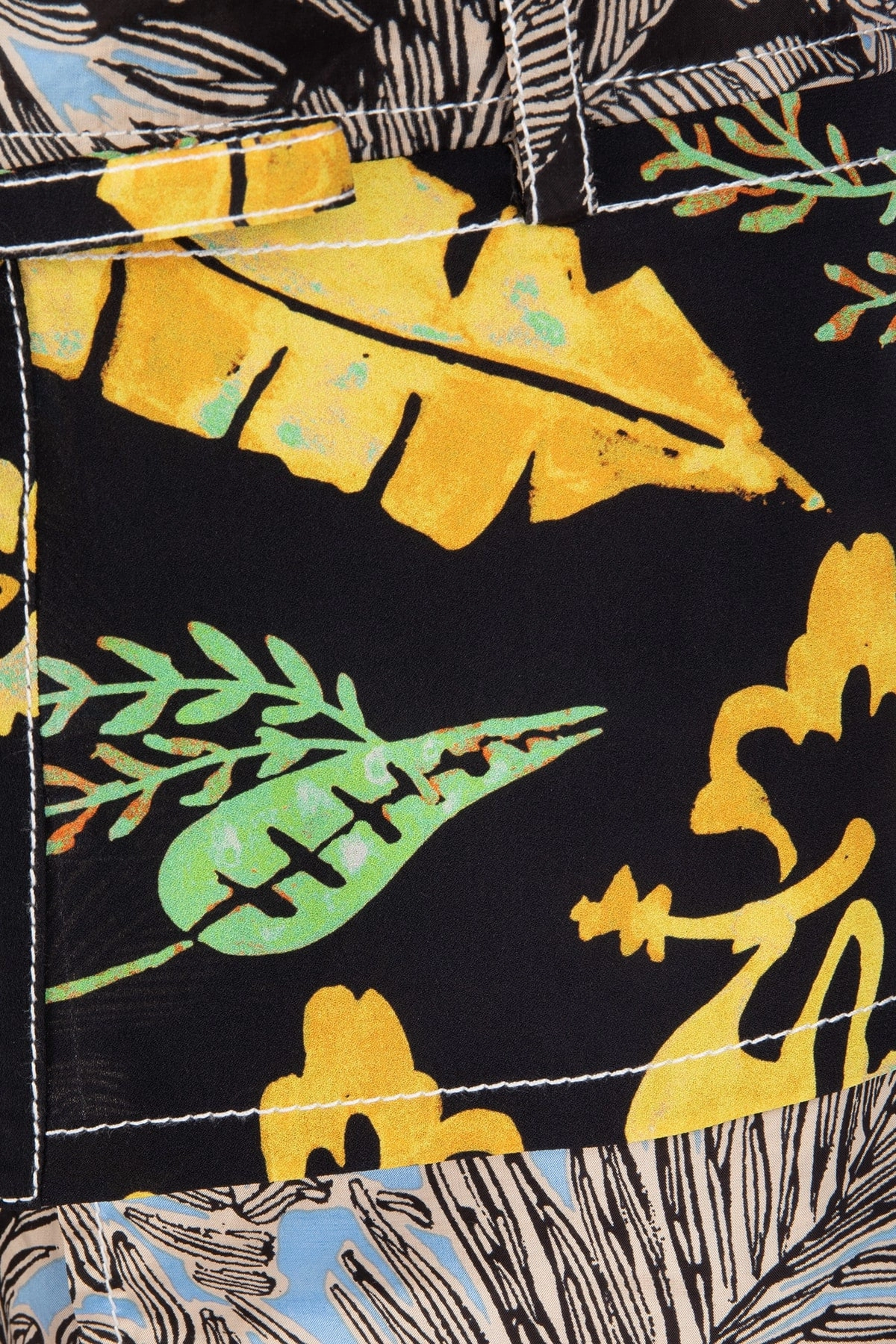 3.1 Phillip Lim Printed Patchwork Shorts