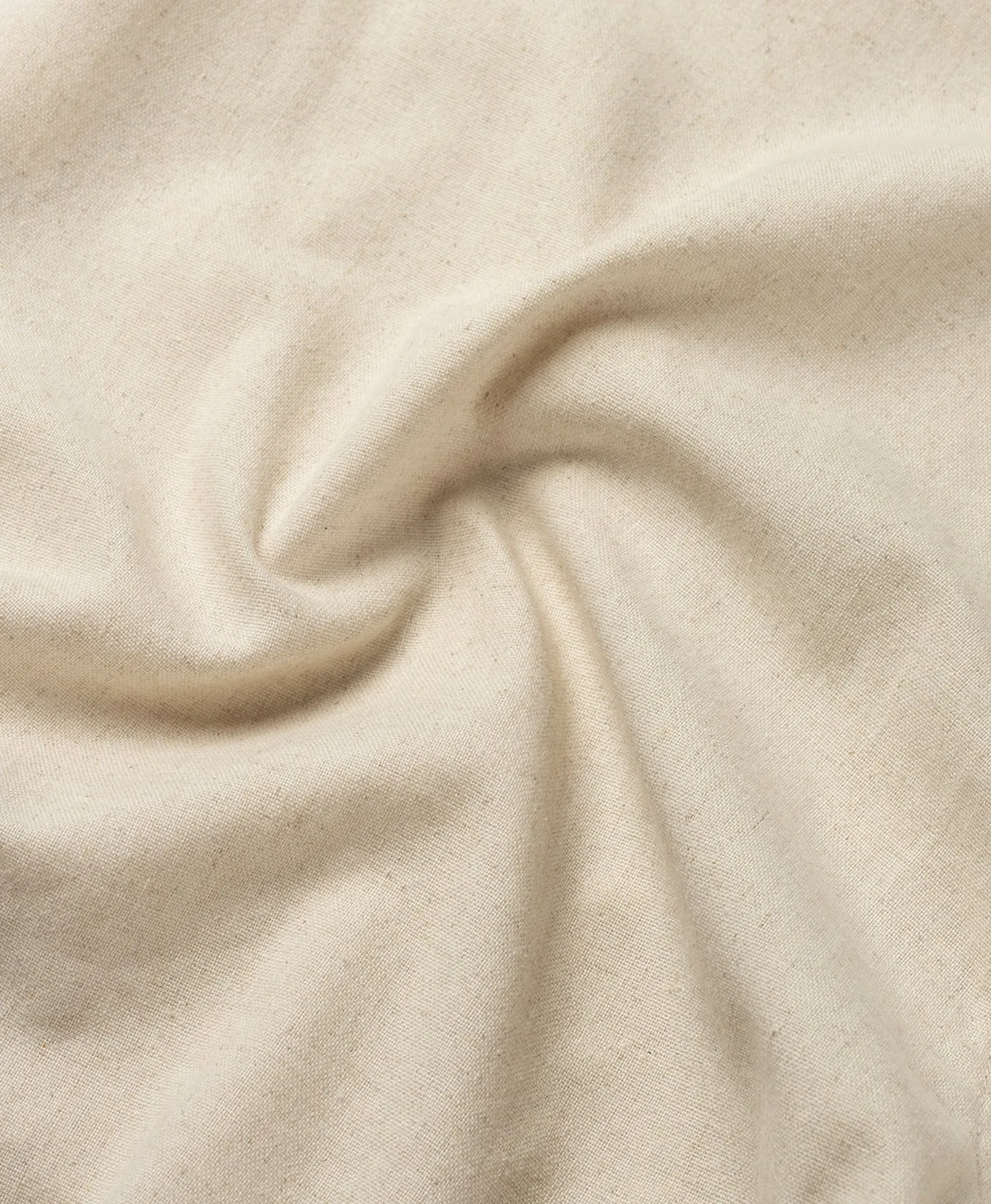 Beige Linen Cargo Pants