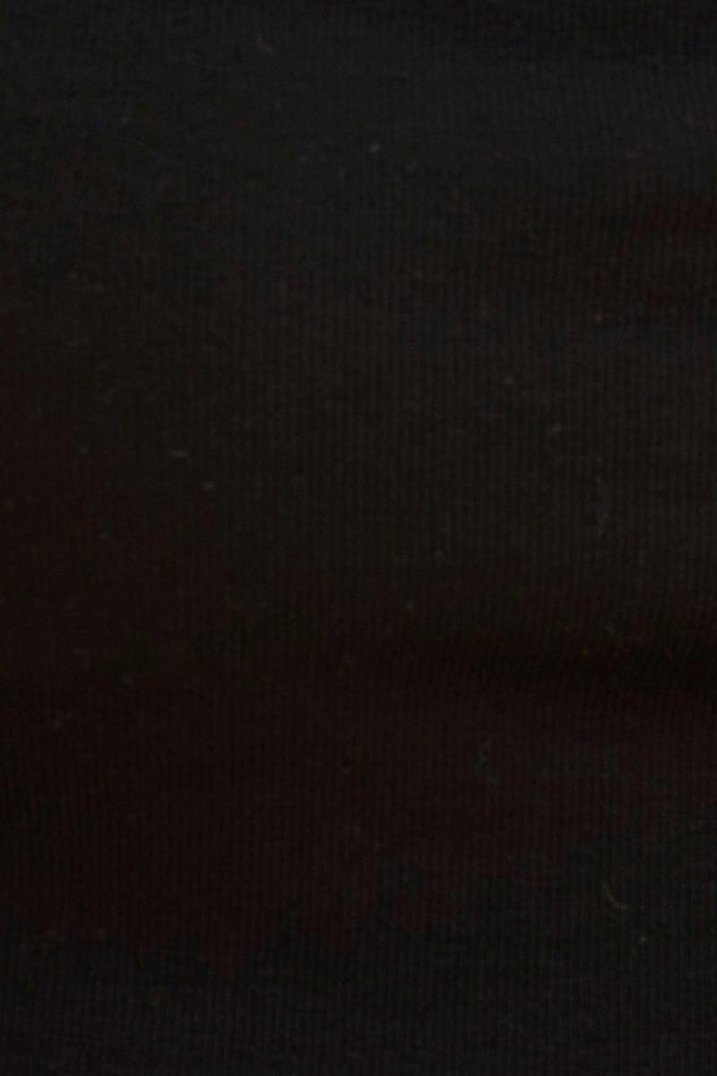 Black Bandeau Singlet Top Cotton Stretch