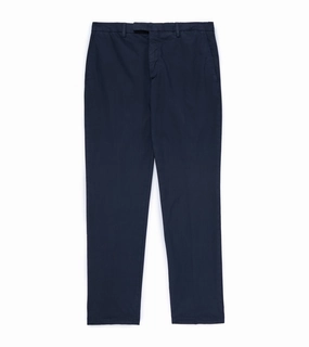 Boglioli Paper Cotton Trousers: Navy