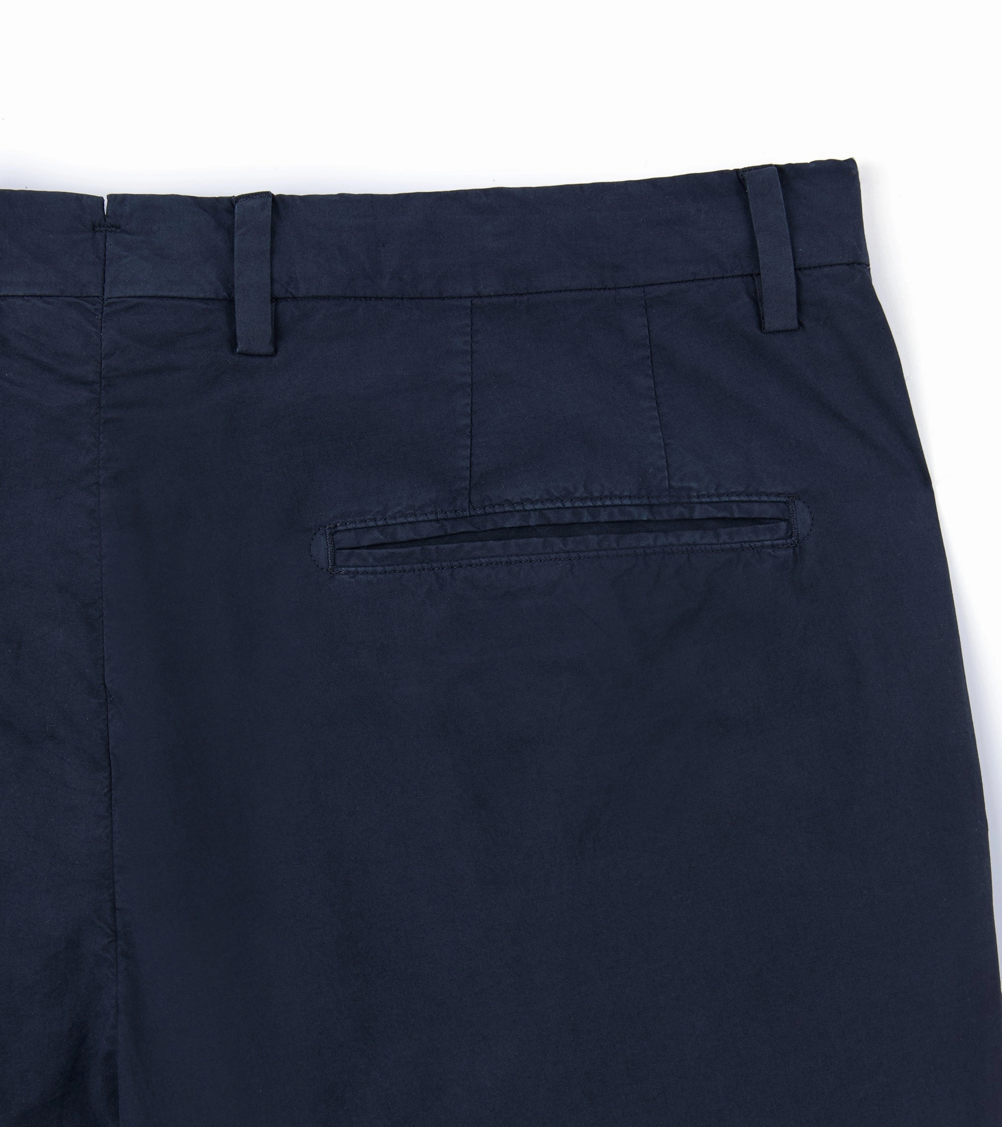 Boglioli Paper Cotton Trousers: Navy