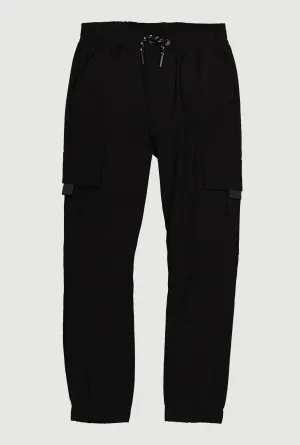 Boys Drawstring Cargo Pocket Joggers