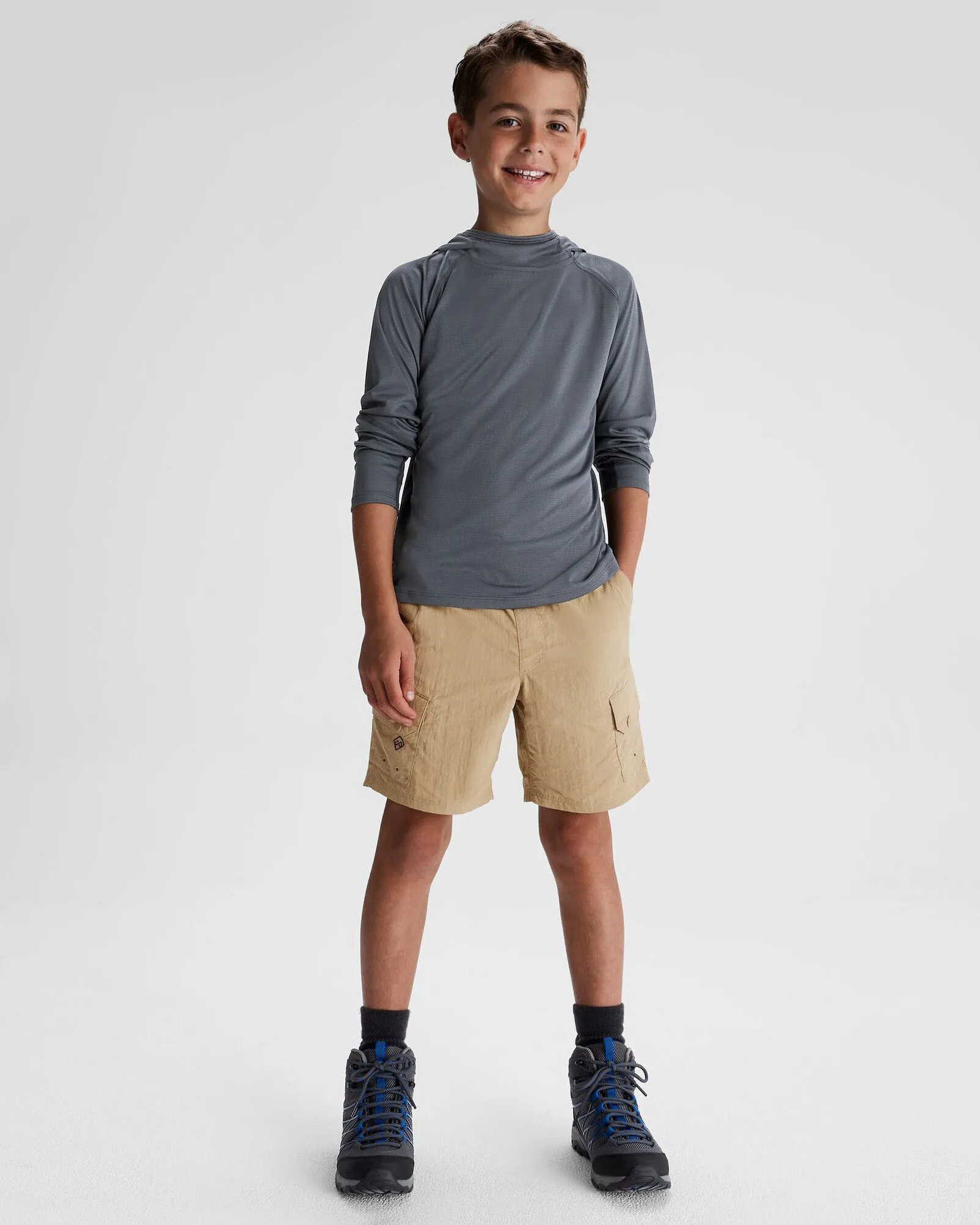 Boys' EVRY-Day Cargo Shorts - Olive Grey
