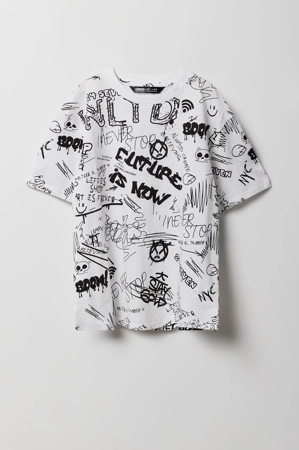 Boys Graffiti Print T-Shirt