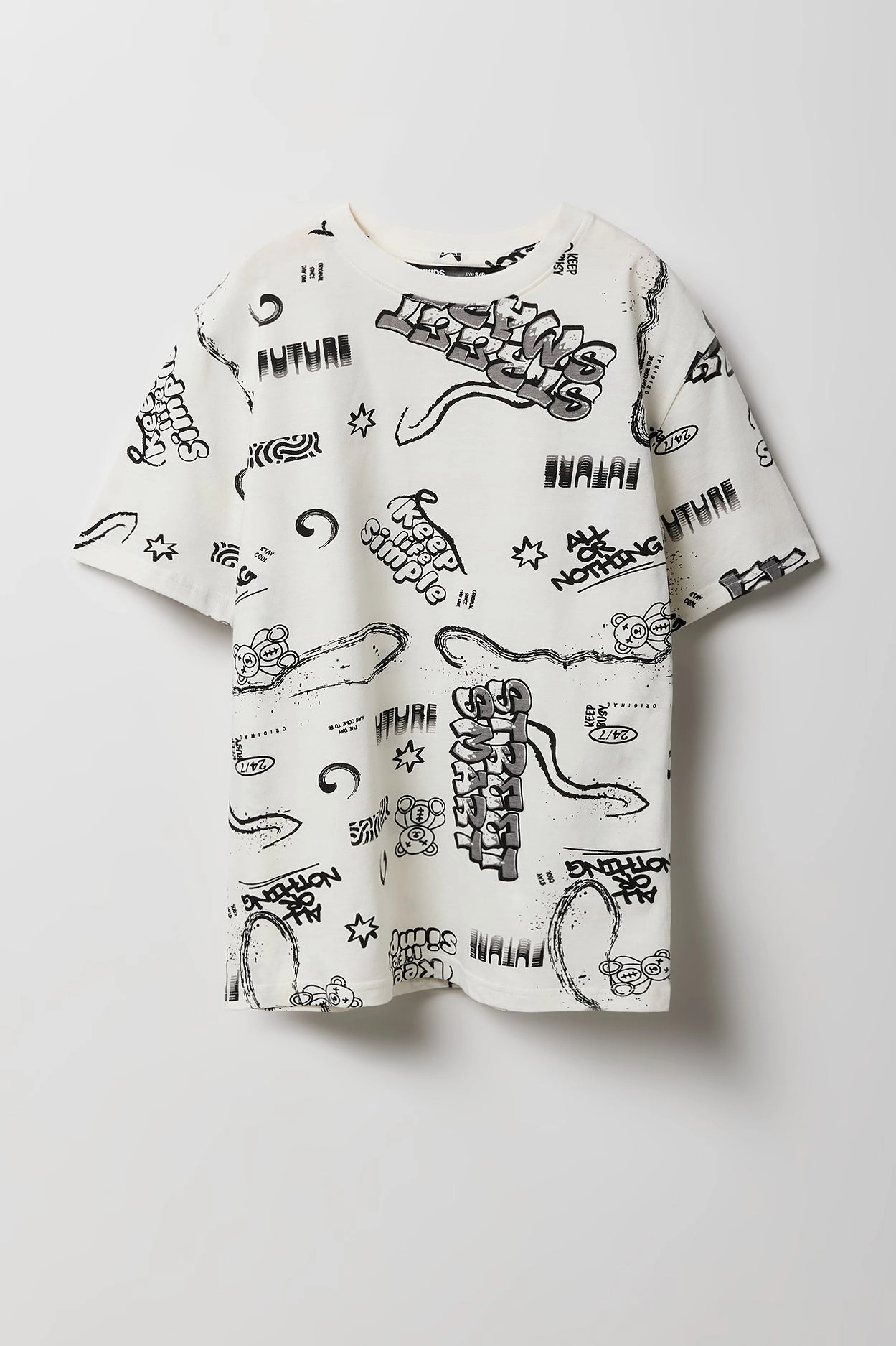 Boys Graffiti Print T-Shirt