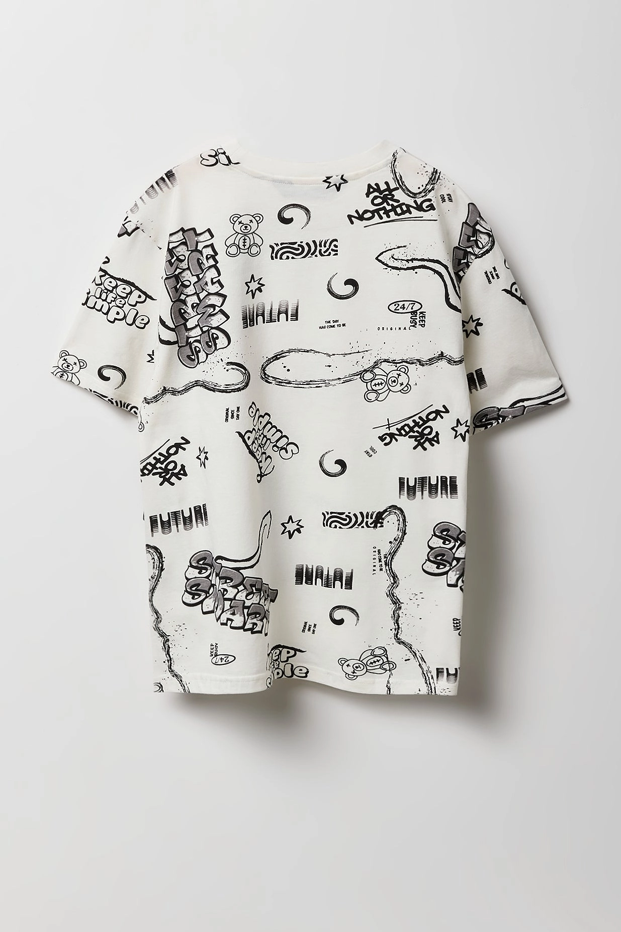 Boys Graffiti Print T-Shirt