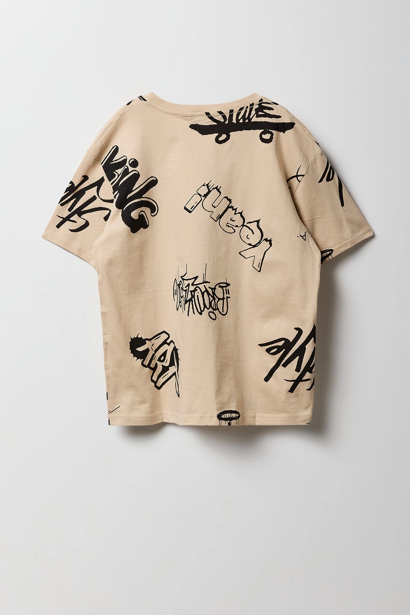 Boys Graffiti Printed Graphic T-Shirt