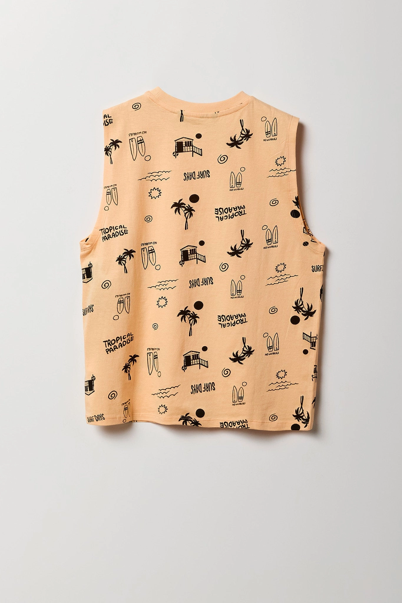 Boys Tropical Vacation Printed Tank