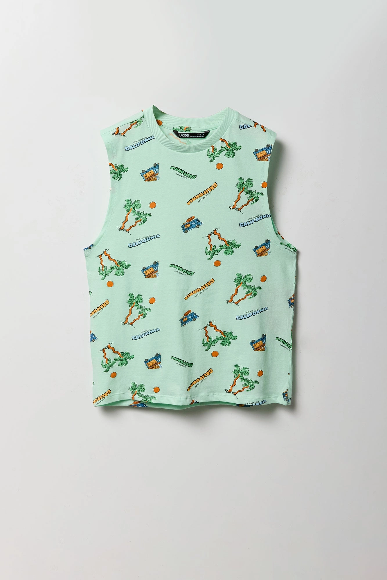 Boys Tropical Vacation Printed Tank
