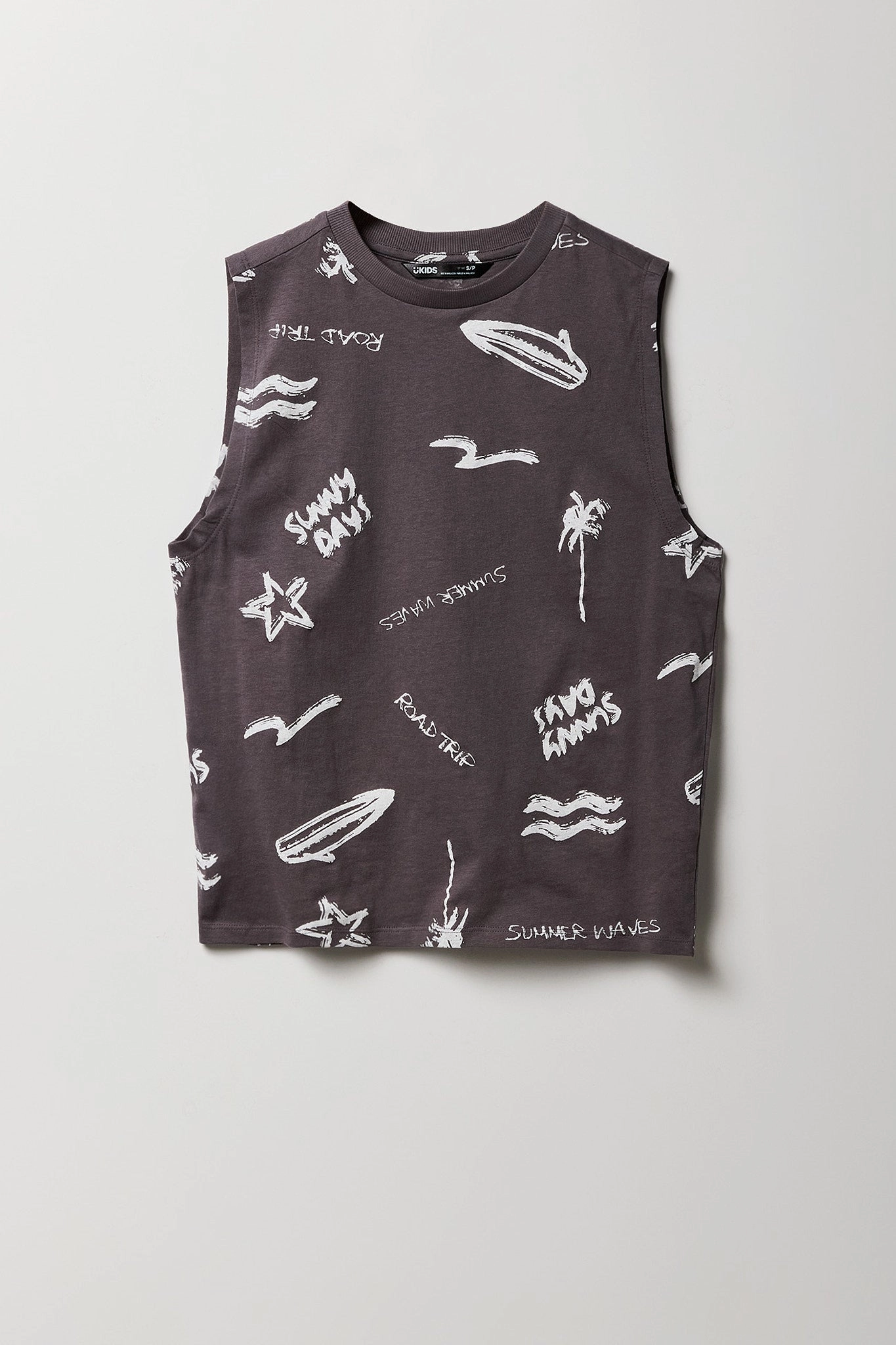 Boys Tropical Vacation Printed Tank