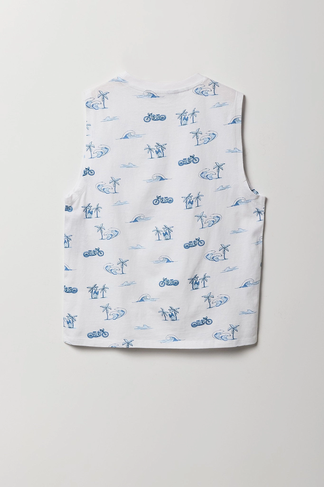 Boys Tropical Vacation Printed Tank