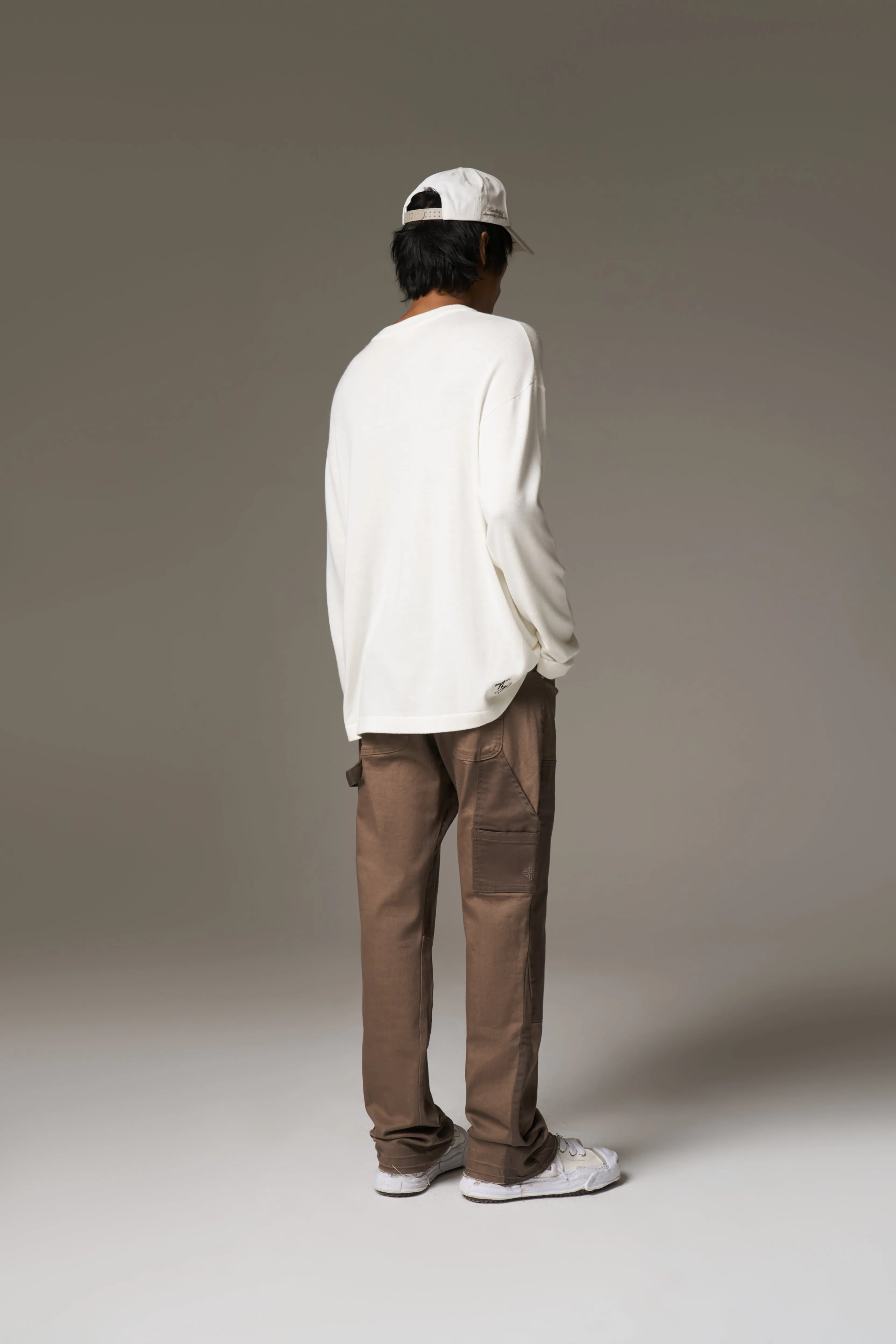 CANVAS CARPENTER TROUSER - BROWN