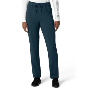 Carhartt Women's Force Cross Flex 7-Pocket Cargo Scrub Pant_Navy