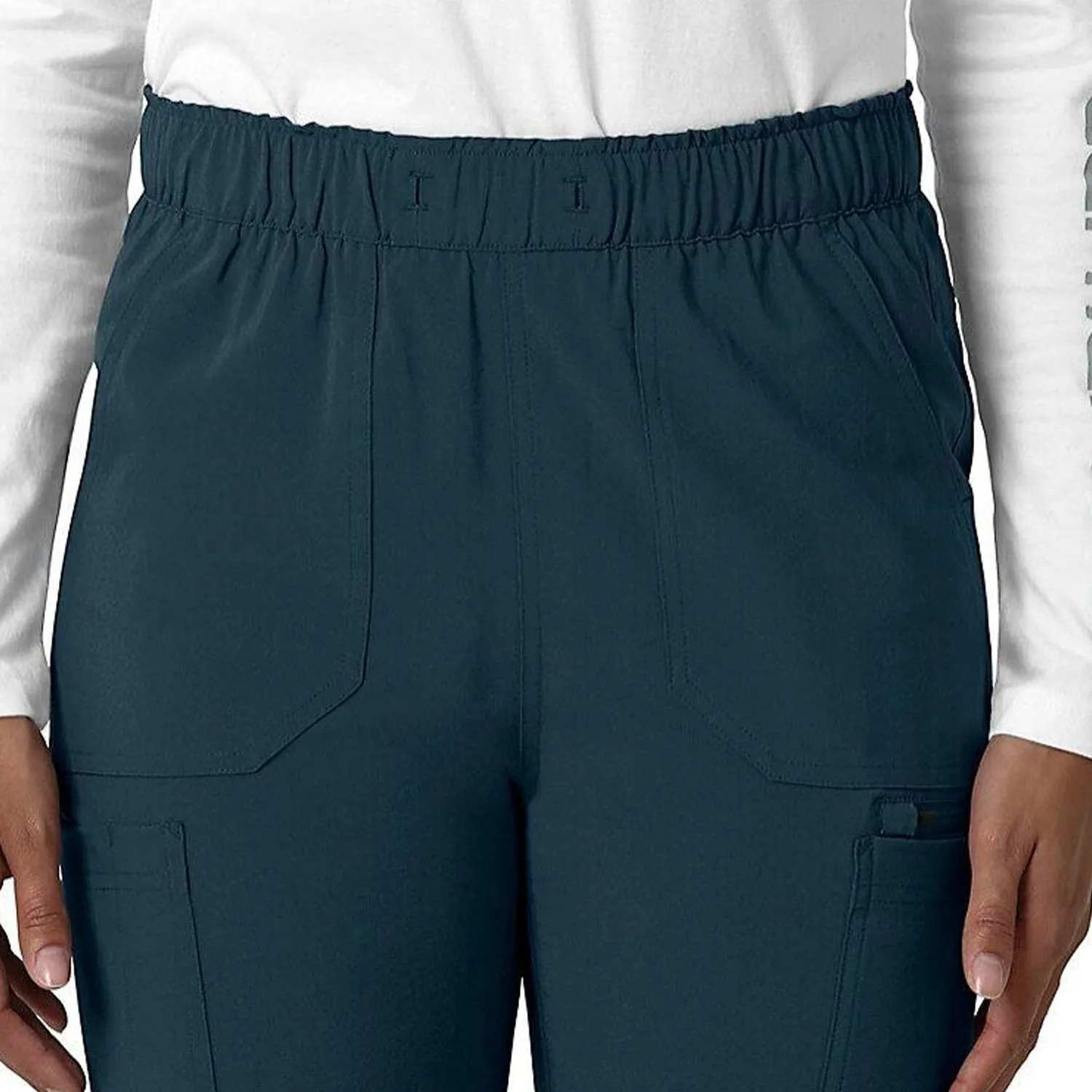 Carhartt Women's Force Cross Flex 7-Pocket Cargo Scrub Pant_Navy