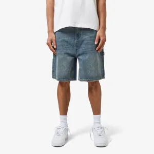 Carpenter Short | Mid Blue Wash
