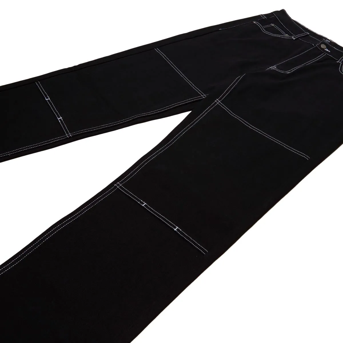 CCS Double Knee Original Relaxed Canvas Pants - Black/White