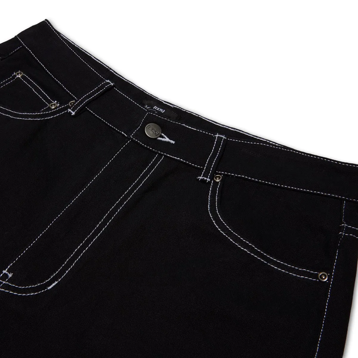 CCS Double Knee Original Relaxed Canvas Pants - Black/White