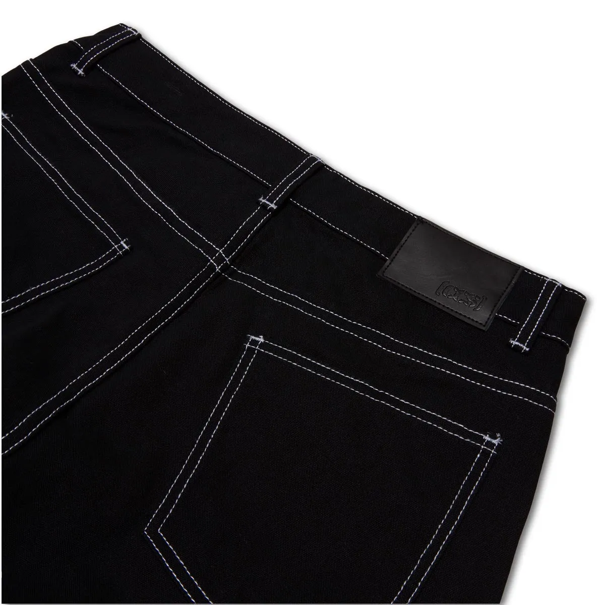 CCS Double Knee Original Relaxed Canvas Pants - Black/White