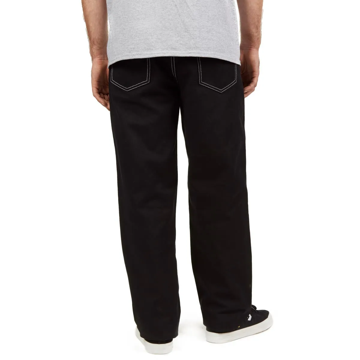 CCS Double Knee Original Relaxed Canvas Pants - Black/White