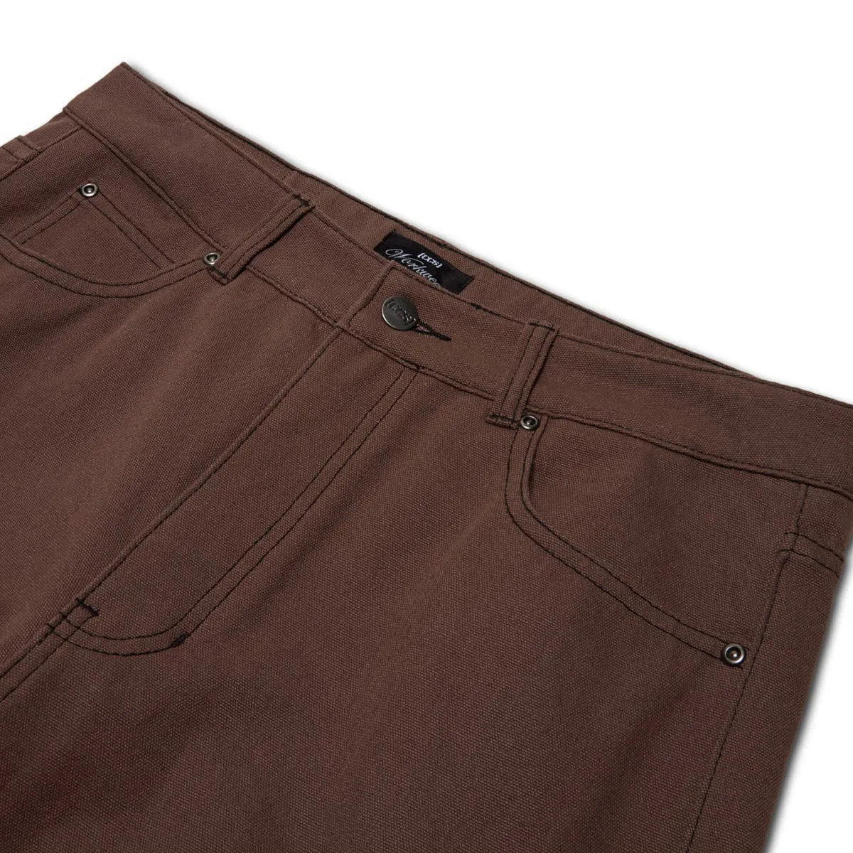 CCS Double Knee Original Relaxed Canvas Pants - Brown/Black