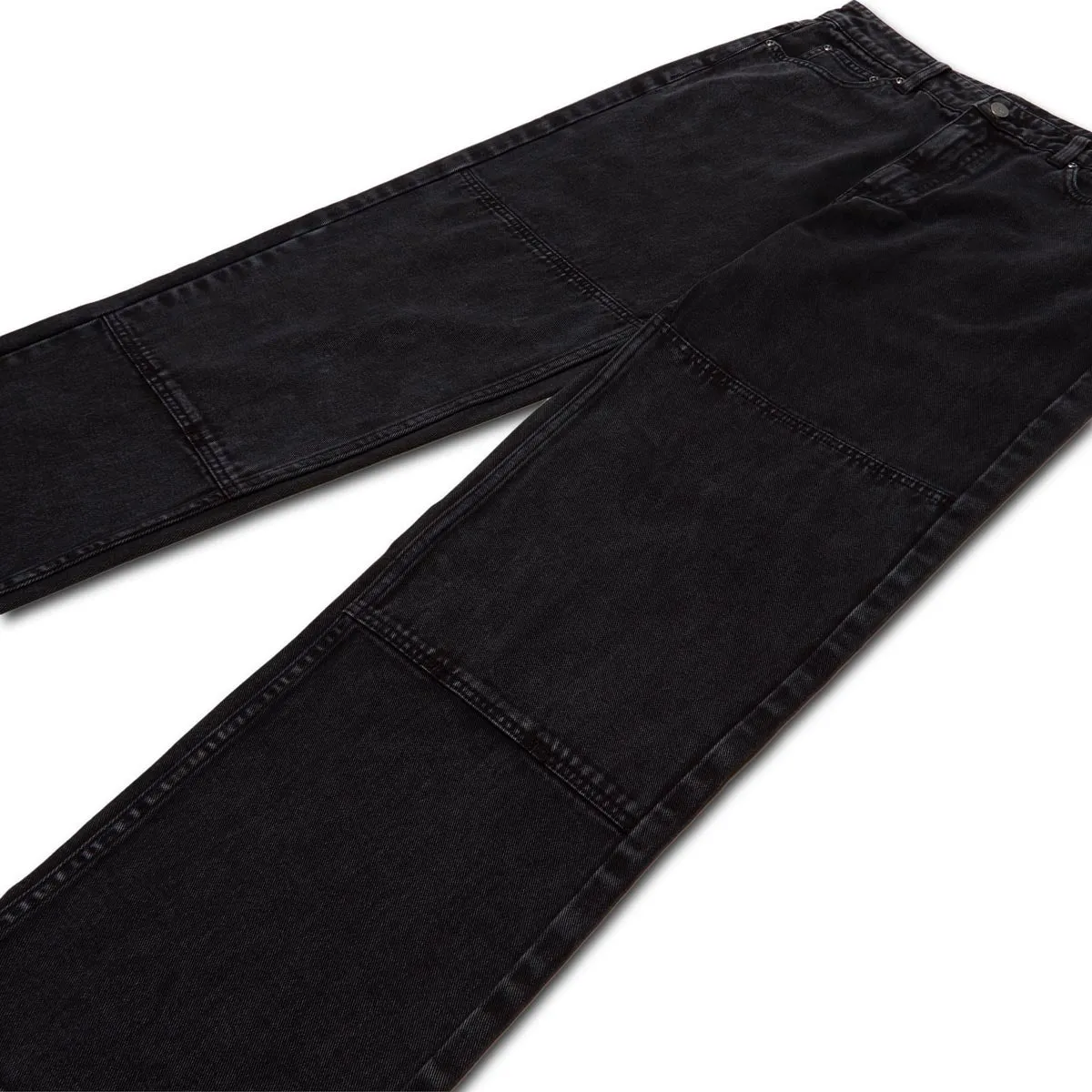 CCS Double Knee Original Relaxed Denim Jeans - Acid Black