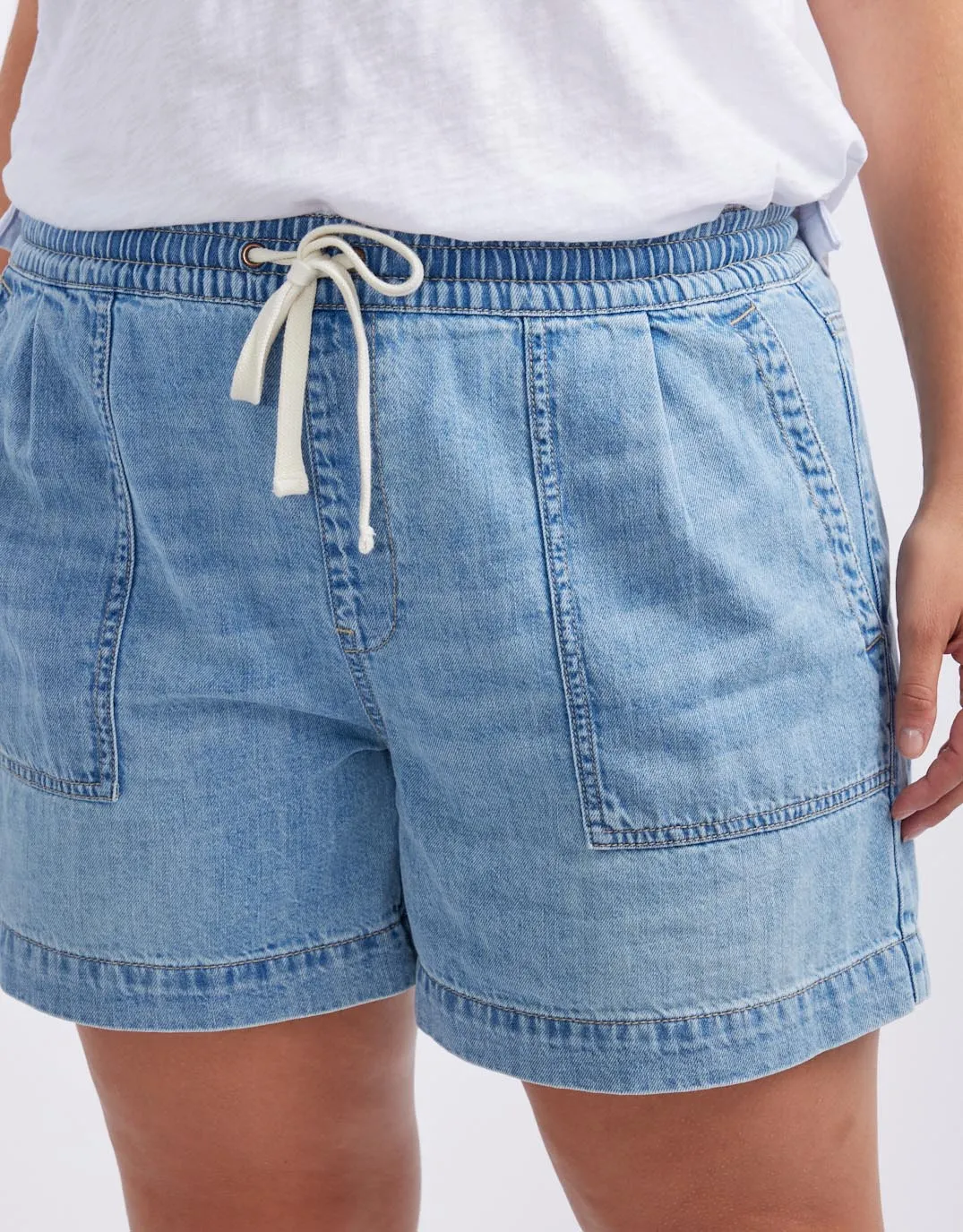 Coco Denim Short - Mid Wash