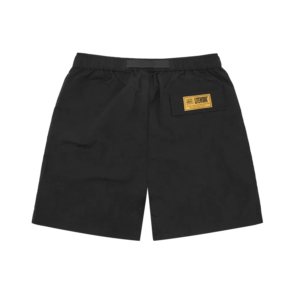 Corteiz CRTZ Nylon Shorts – Black
