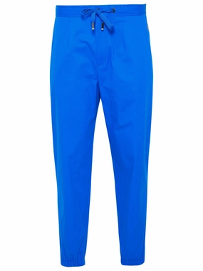 Dolce & Gabbana Logo Embossed Tapered Leg Trousers
