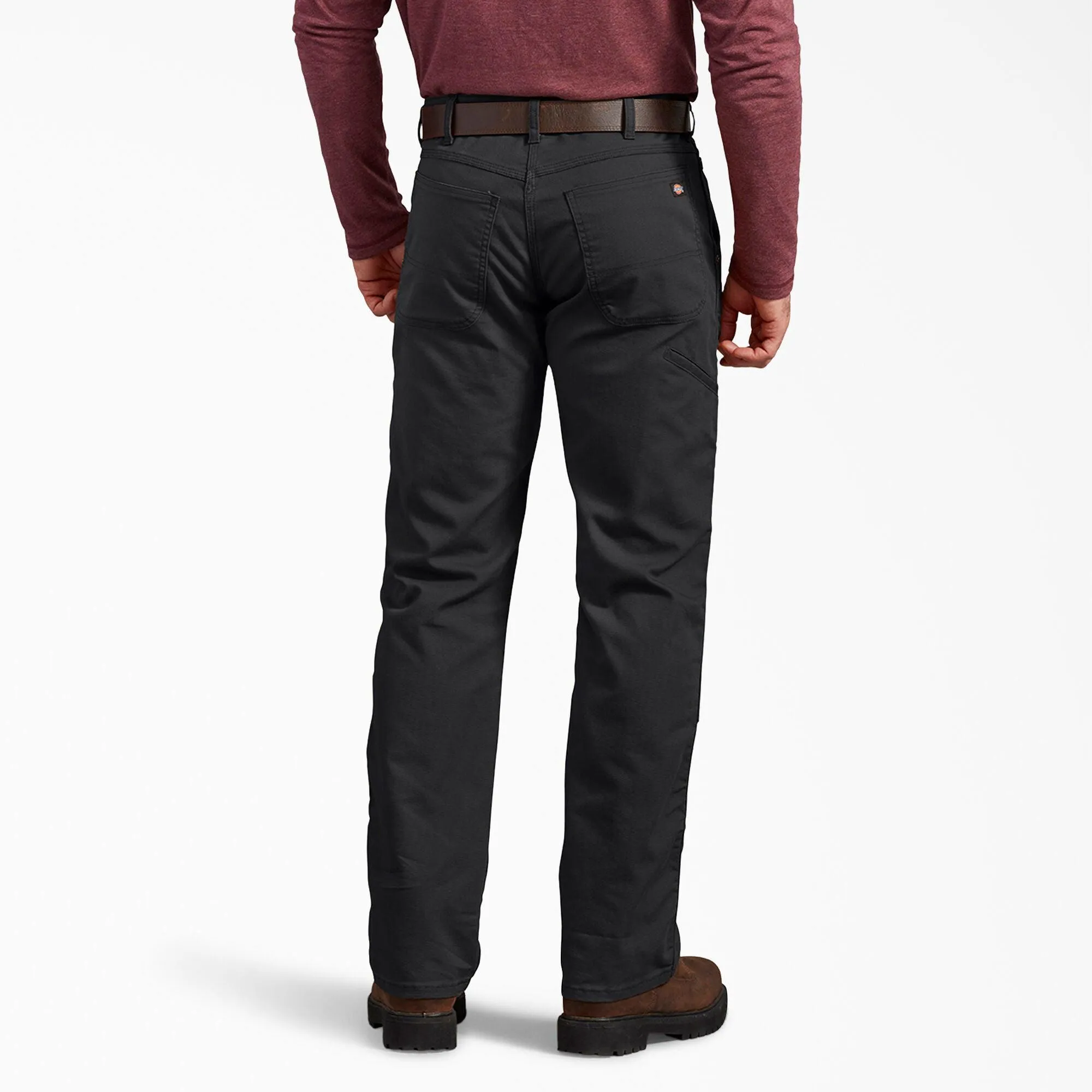 DP903 FLEX Regular Fit Duck Double Knee Pants, Black