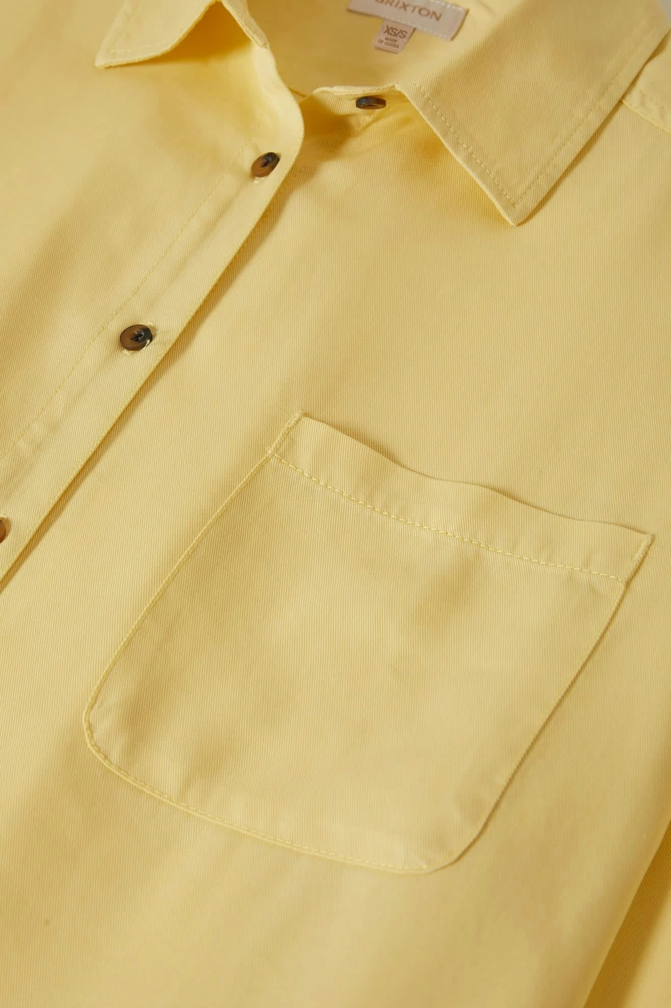 East Side Boxy L/S Button Down - Panna Cotta