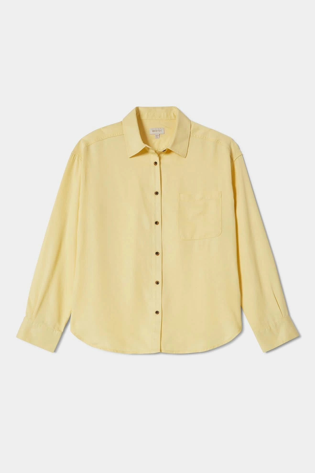 East Side Boxy L/S Button Down - Panna Cotta