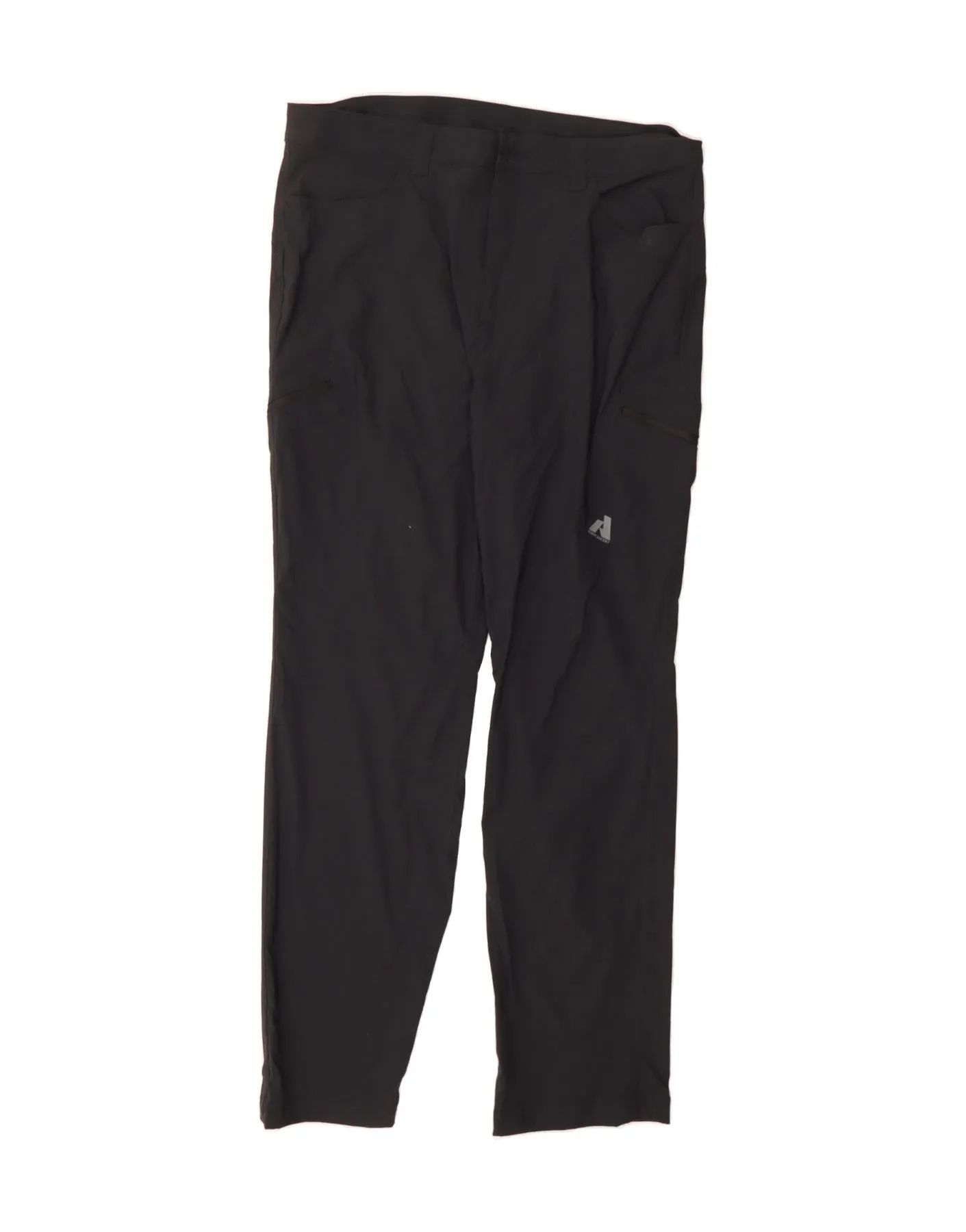 EDDIE BAUER Womens High Waist Cargo Trousers US 16 2XL W34 L32 Navy Blue