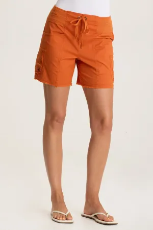 Erna Poplin Multi-Pocket Short
