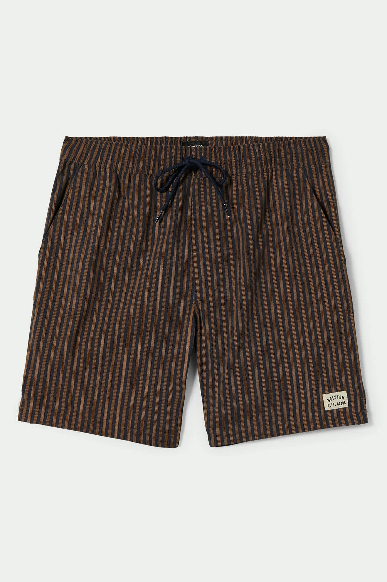 Everyday Stretch Hybrid Short 5.5" - Washed Navy/Sunbaked Herringbone