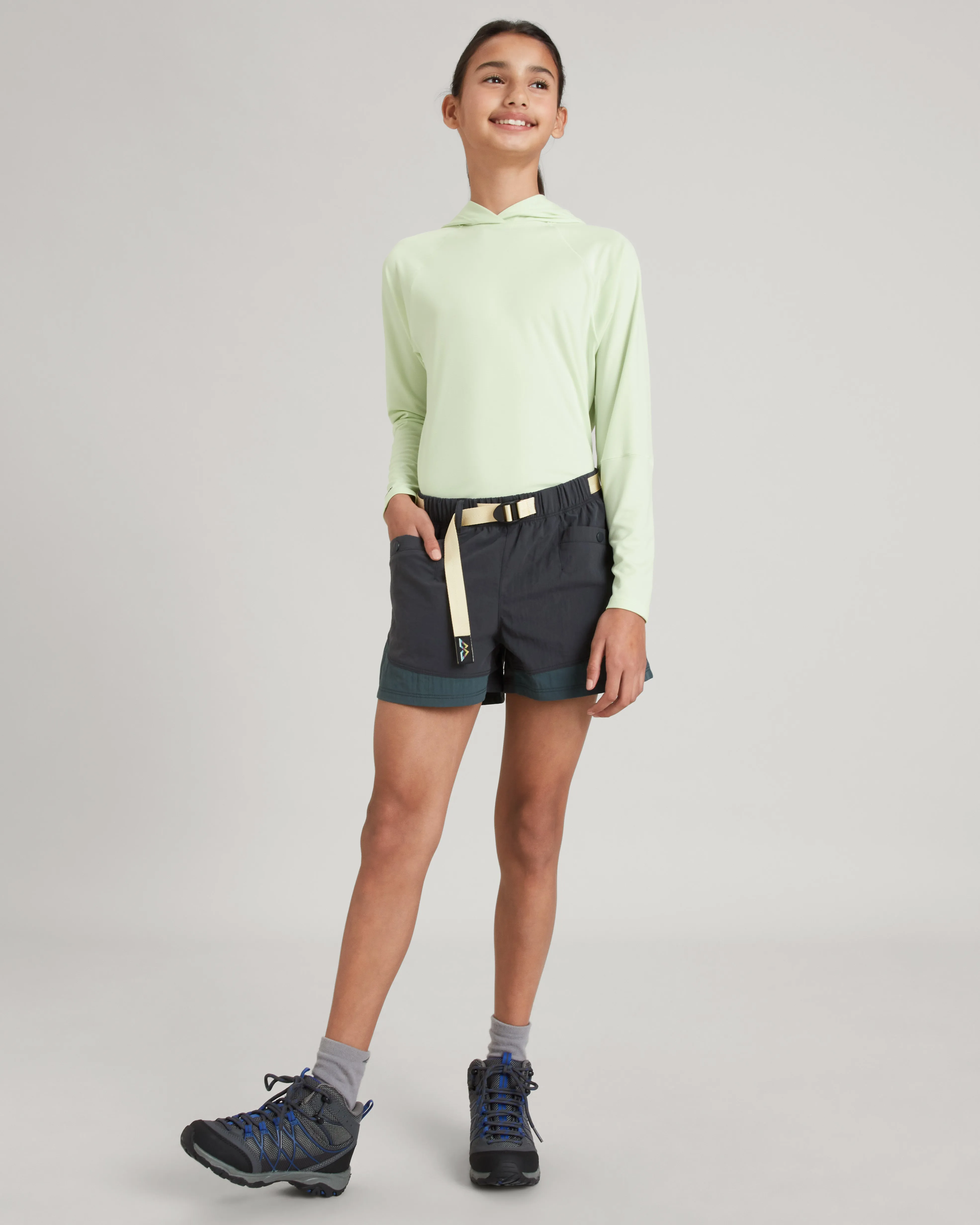 EVRY-Day Girl's Cargo Shorts - Night/Light Night