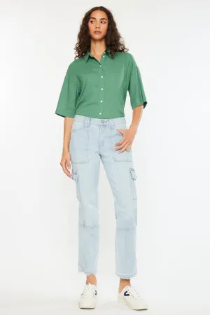 Felicity High Rise Slim Straight Leg Cargo Pants