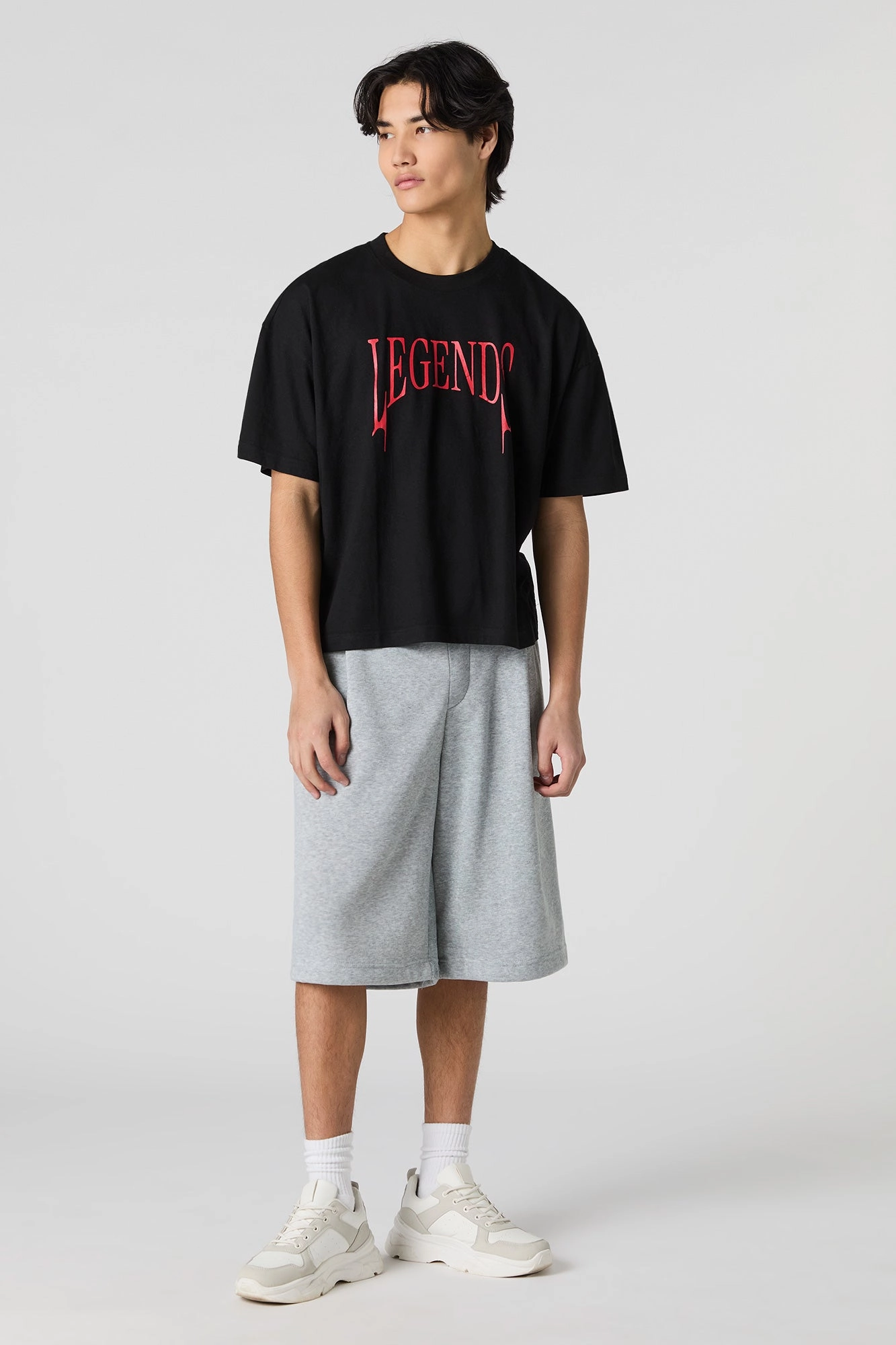 Graphic Printed Boxy T-Shirt