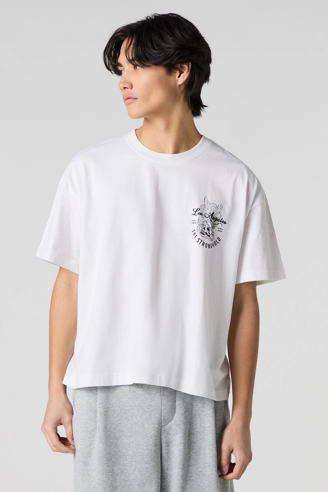Graphic Printed Boxy T-Shirt