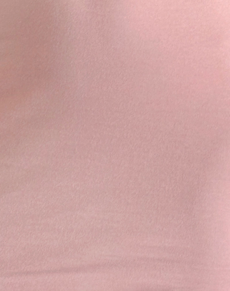Janjisu Bodycon Mini Dress in Pink Lady