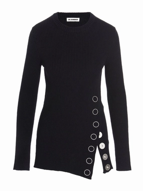 Jil Sander Asymmetrical Long-Sleeved Top