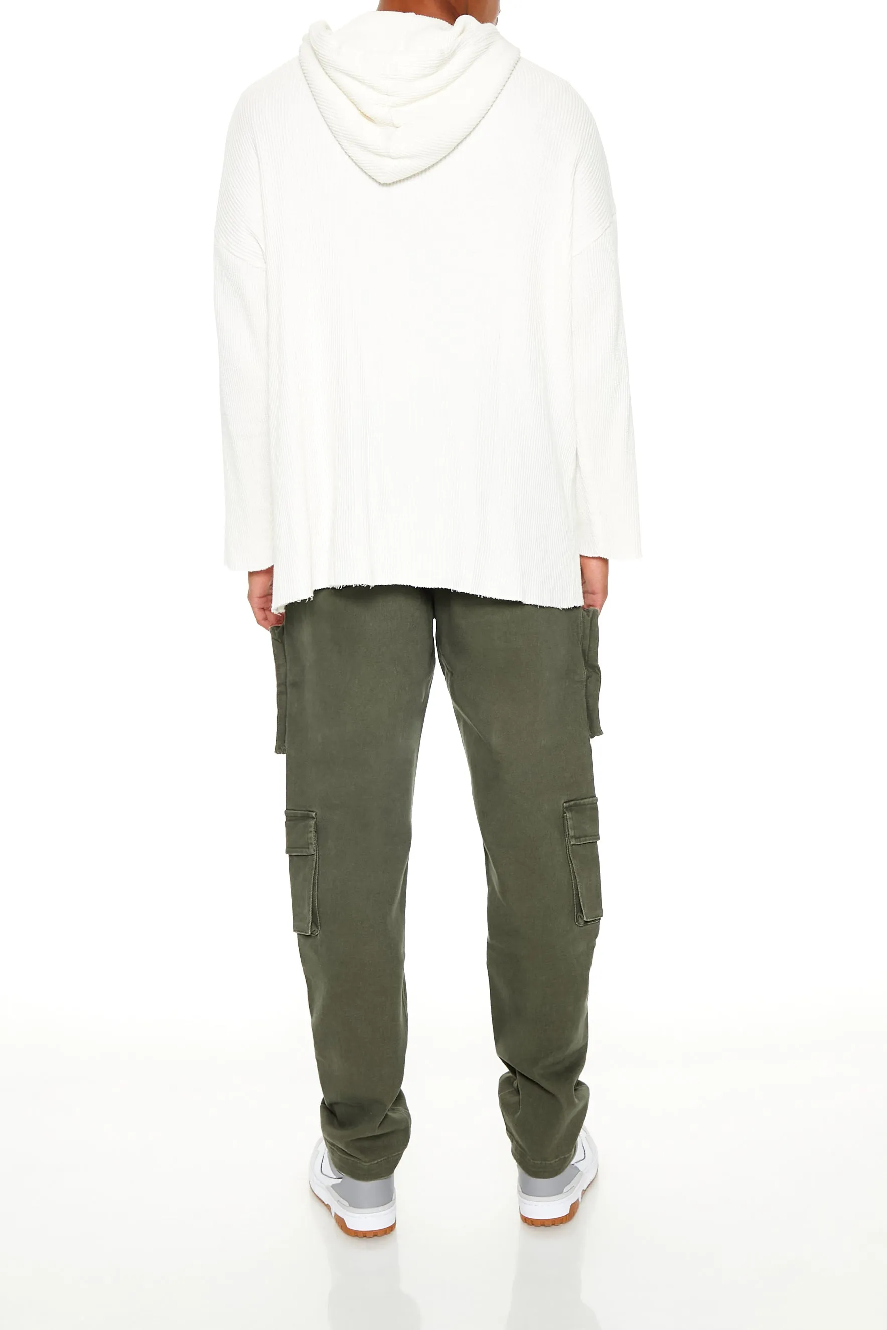 Jogger cargo mi-taille mince