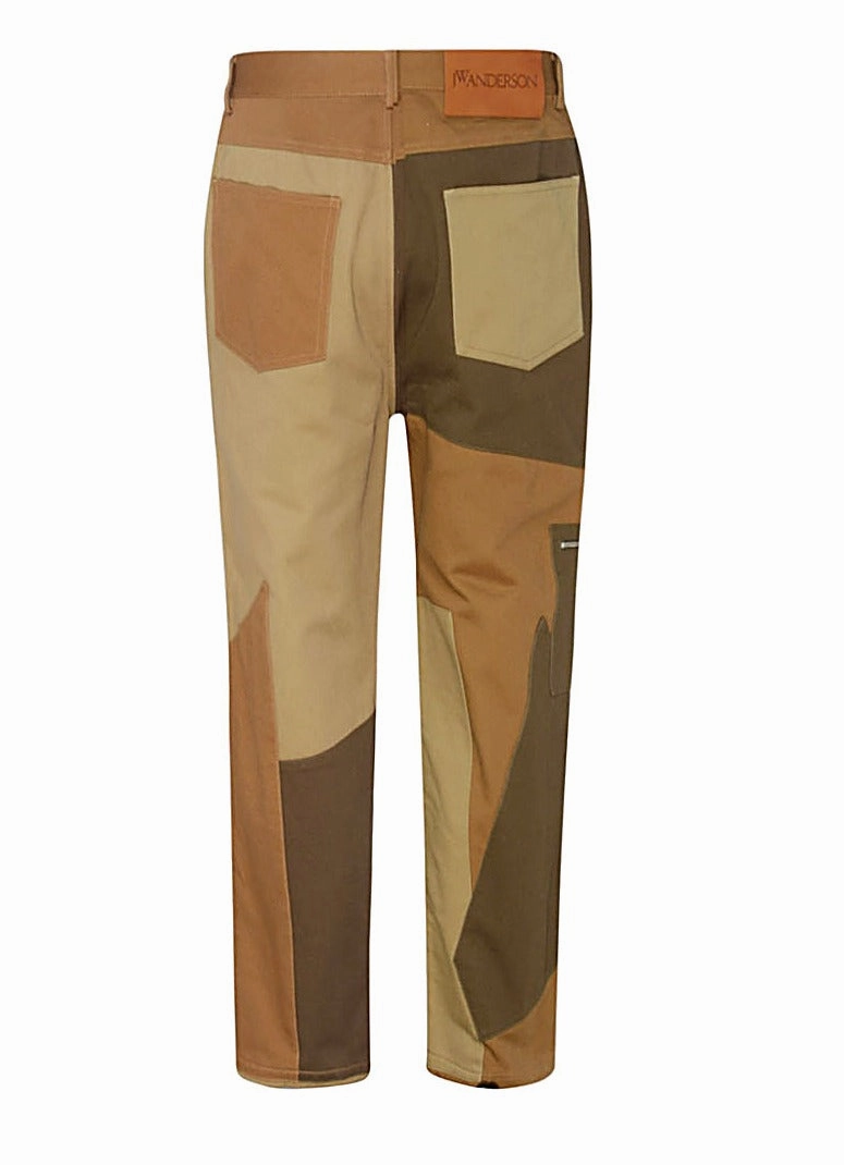 JW Anderson Patchwork Fatigue Tapered Trousers