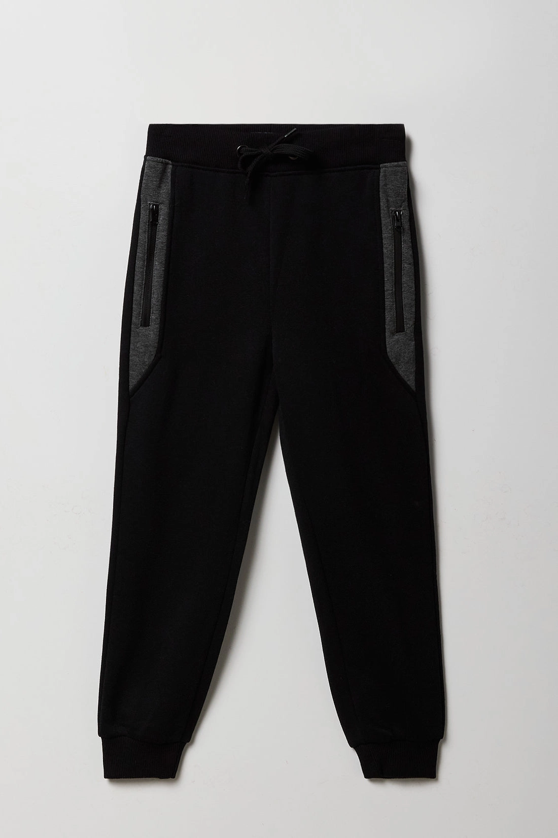 Kids Colourblock Zipper Pocket Fleece Jogger