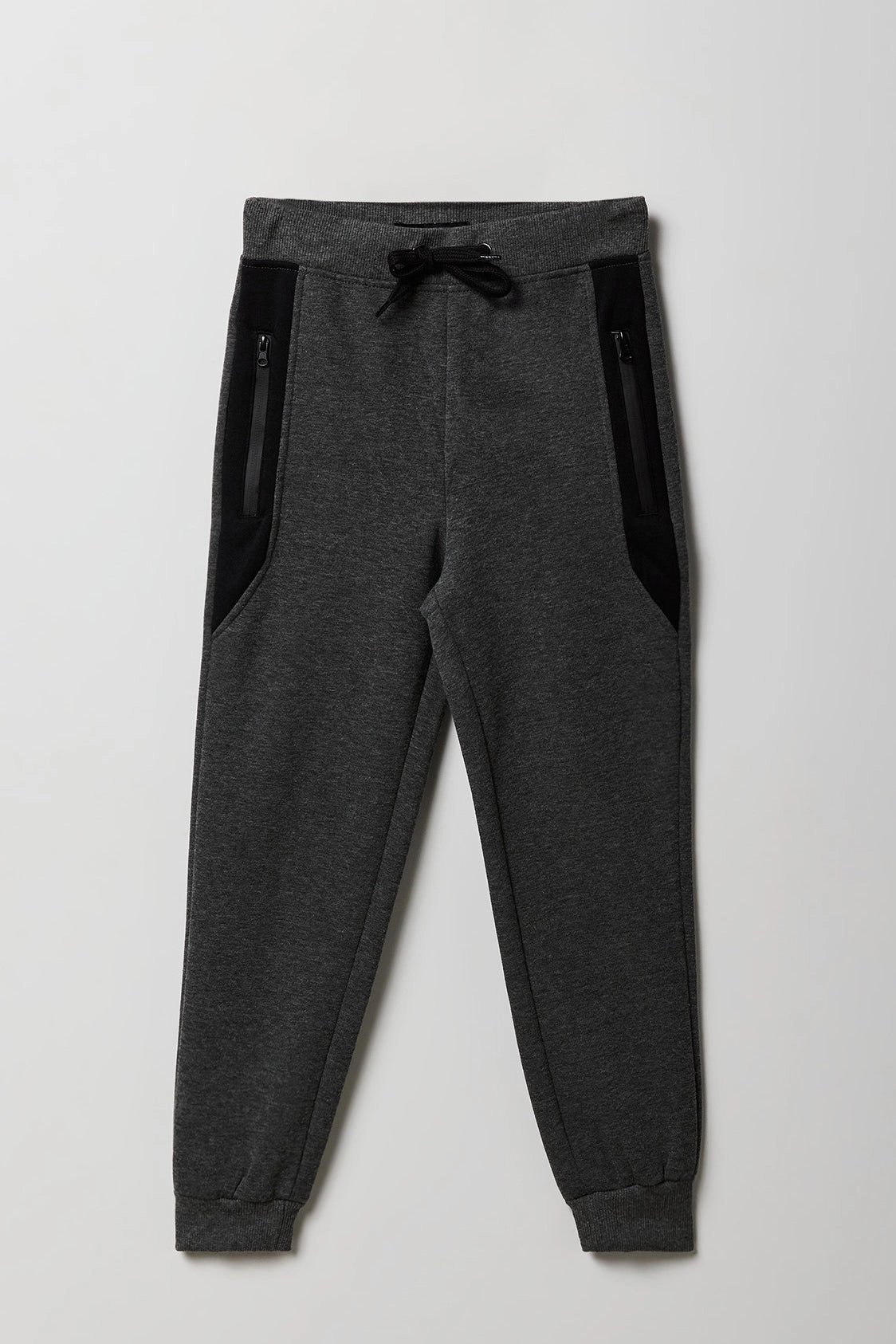 Kids Colourblock Zipper Pocket Fleece Jogger