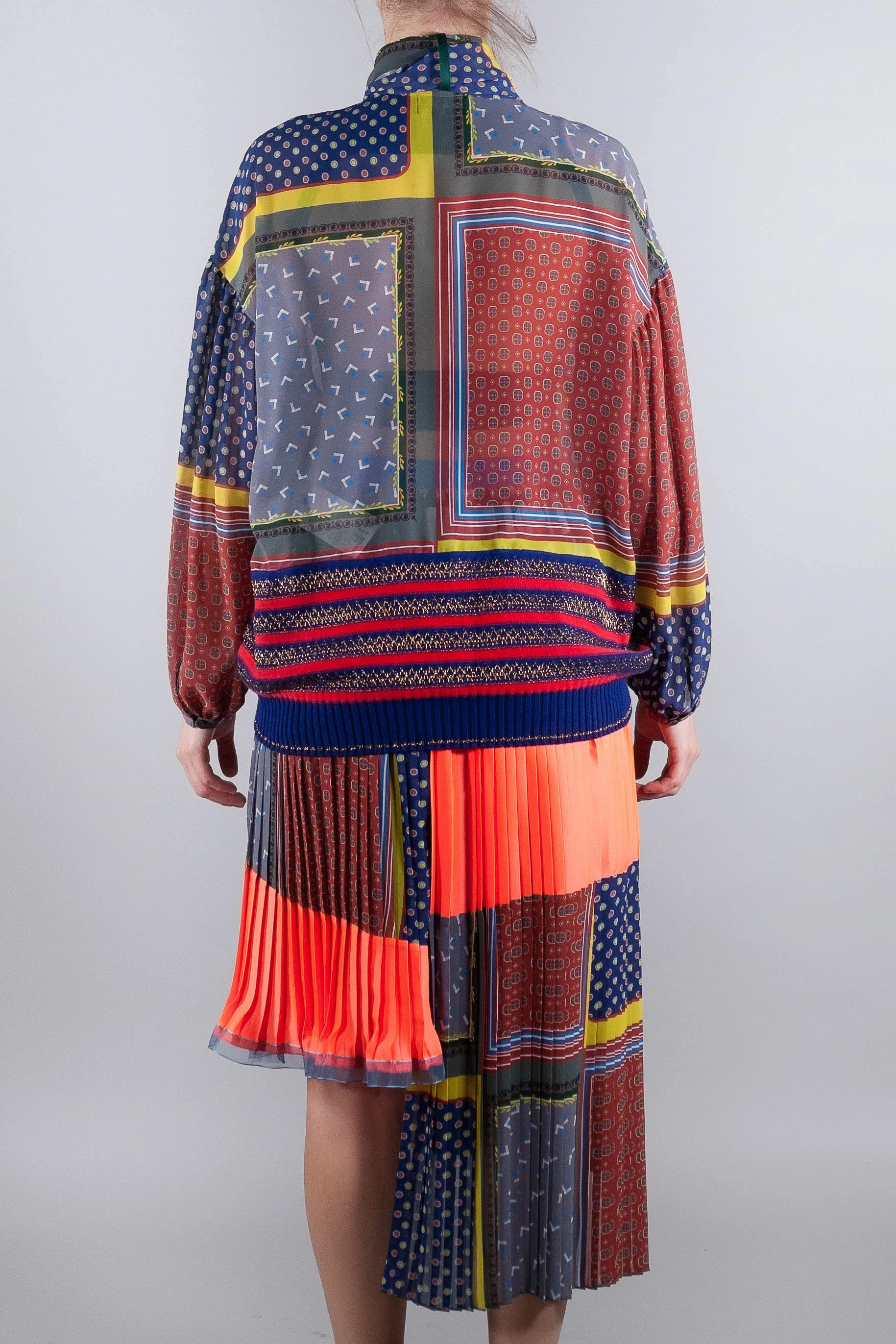 Kolor Patchwork Print Blouse