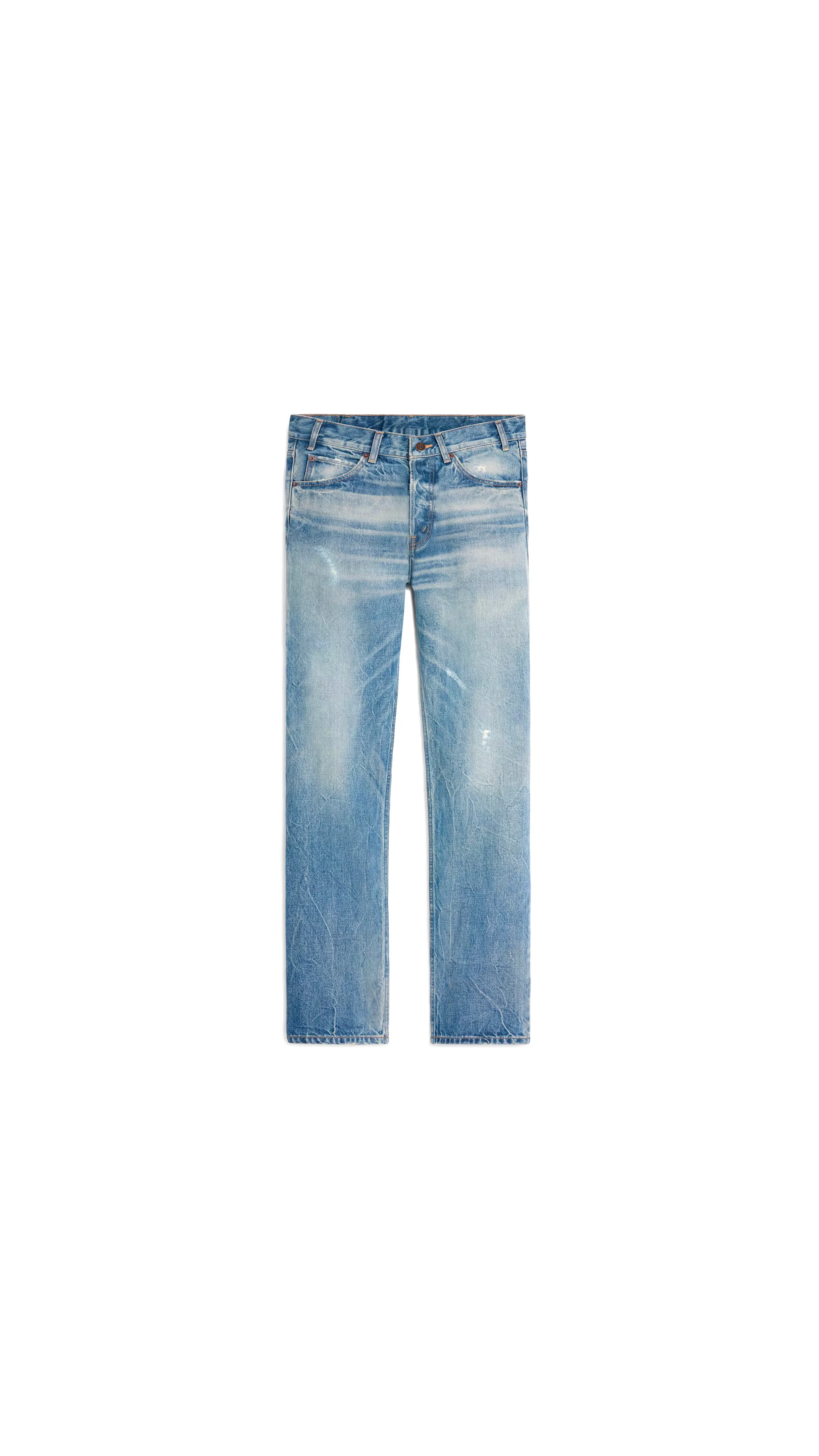 Kurt Jeans in Summer Dazed Wash Denim - Blue