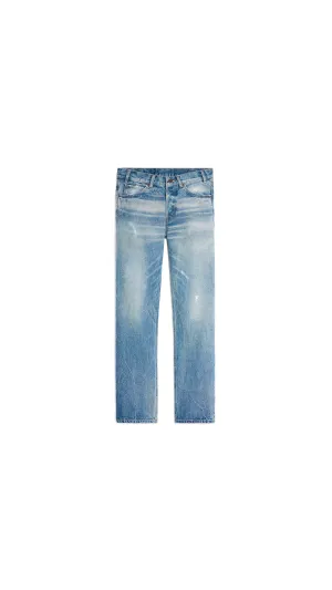 Kurt Jeans in Summer Dazed Wash Denim - Blue