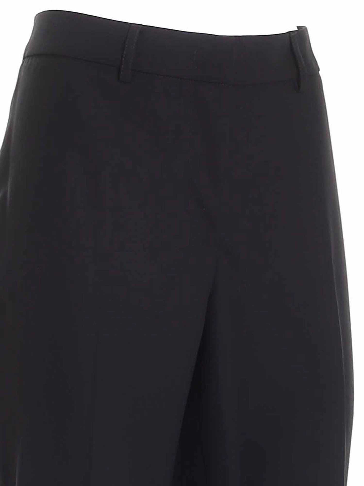 L'Autre Chose Back-Slit Detail Trousers