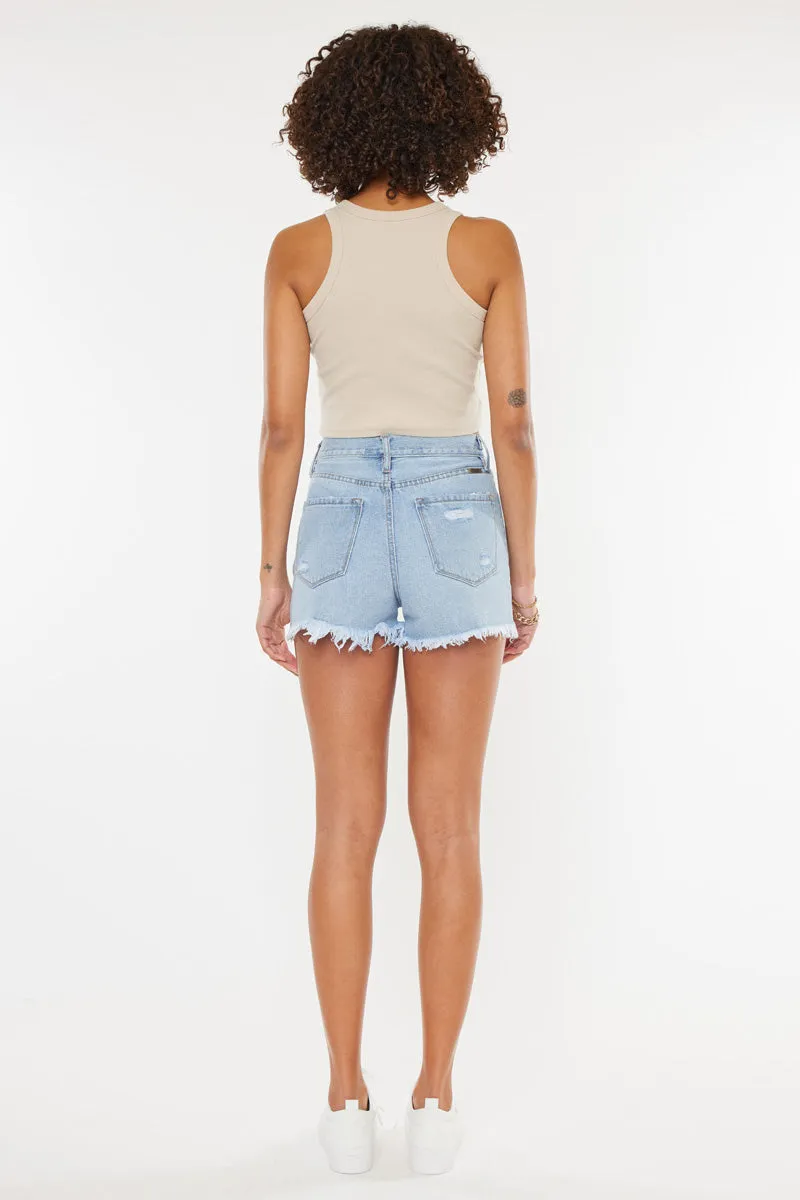 Leandra High Rise Crossover Shorts